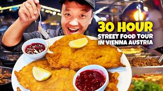30 Hour TRADITIONAL Austrian STREET FOOD TOUR in Vienna — BIGGEST Schnitzel EVER!