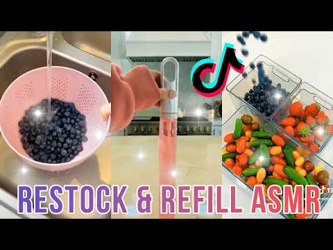 1 Hour ASMR ⌚ Random Restock and Refill Organizing 🫧🥫🍬 TikTok Compilation ✨ No Music