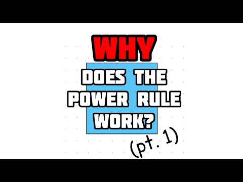 WHY does the Power Rule work? - Pt. 1