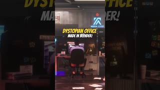 How to make a Dystopian Office in Blender! - Full Breakdown