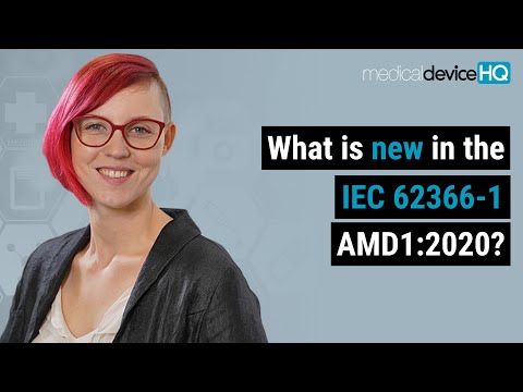 What is new in the IEC 62366-1 AMD1:2020?