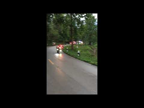 Truck crashes in ditch (Chiang Mai, Thailand)