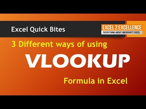3 Different ways to use VLOOKUP formula for data mapping - Excel Quick Bites