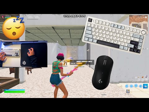 AULA F75 Keyboard ASMR 😴 Fortnite Tilted Zone Wars 💰| Satisfying Keyboard Fortnite 240 FPS 4K