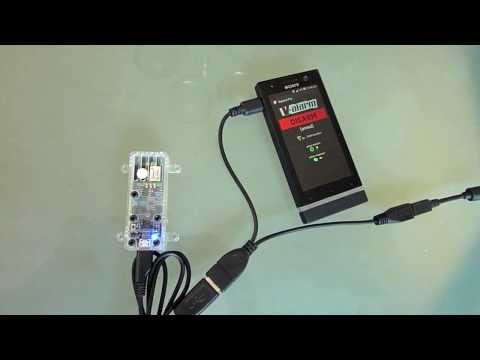 Industrial IoT - Valarm w USB Air Quality VOC Sensor Charging OTG Y Cable For Sony Xperia