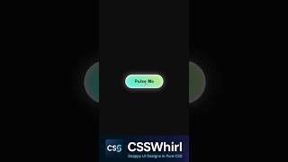 Neon Pulse Button 💡 | Pure CSS Glow Effect in 30 Seconds #css #html #designtutorial #effects#ui