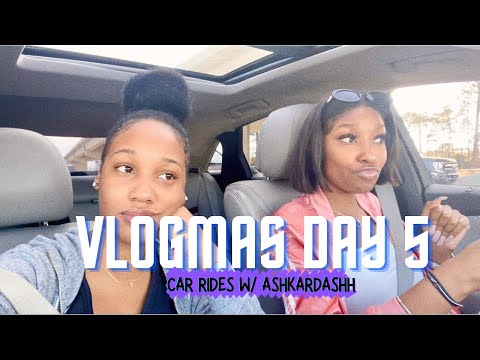 VLOGMAS DAY 5 | CAR RIDES WITH ASHKARDASHH (HILARIOUS)