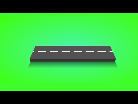 CSS Endless Road Animation Effects | isometric Design