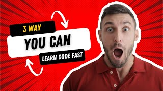 These 3 way you can learn code FASTER 👩‍💻 #shorts