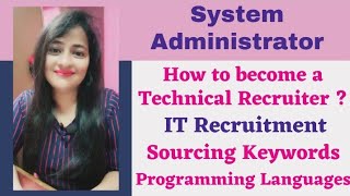 System Administrator | IT Recruiter |Technical Recruiter #systemadmin #itrecruiter #readytogetupdate