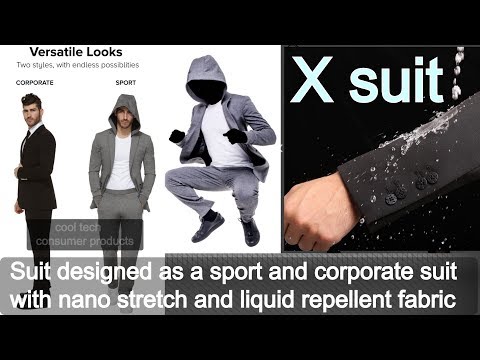 X suit: men suit coming as men's black suit & grey suit for men to wear as sport and business suit