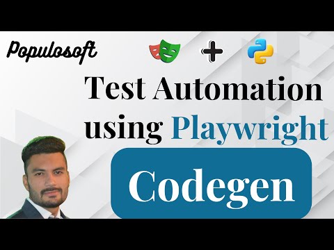 Playwright Codegen | Python Playwright Test Automation for Beginners (2025)
