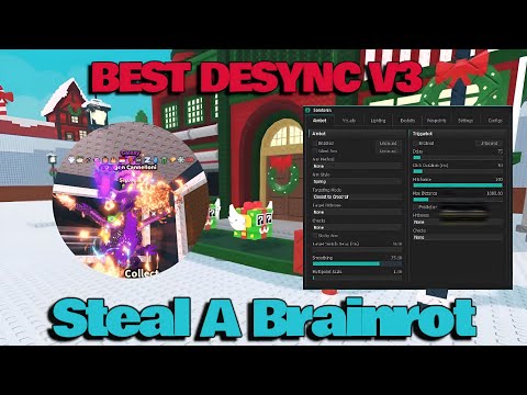 Steal A Brainrot Script - ANTI HIT, INVISIBLE, DESYNC V3, FAST STEAL, BRAINROT SPAWNER & MORE
