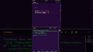 ValueError and IndexError in list in #python #programming #coding