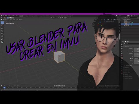 Como crear objetos para IMVU en Blender. Object mode (1ra parte)