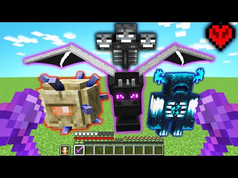 I Killed 100 Bosses In Hardcore Minecraft!