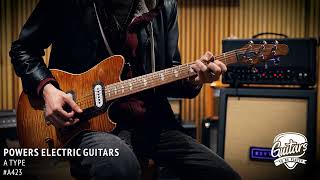 Powers Electric A-Type Select Maple | FF42 Full Faraday Pickups & Hard Tail | #A423
