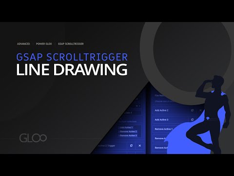 GSAP Line Drawing - Draw SVG strokes as you scroll Elementor pages