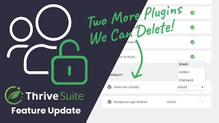 Hide Admin Bar and Login Redirect for Thrive Suite / Thrive Apprentice