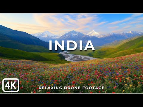 Incredible India 4K: Drone Footage with Relaxing Music