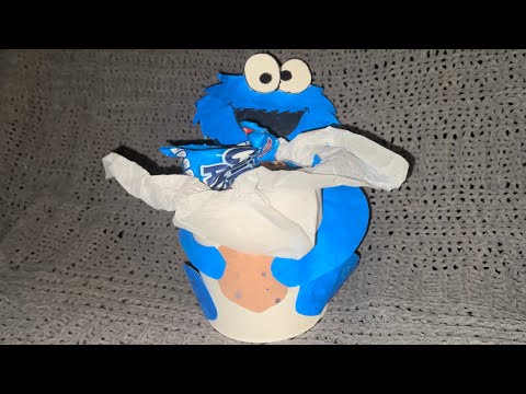 Cookie Monster Themed Party Favor Idea | Using Formula Cans | DIY