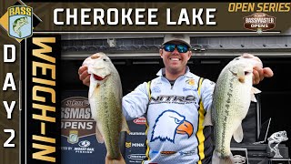 Weigh-in: Day 2 at Cherokee Lake (2022 Bassmaster Opens)
