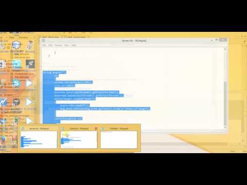 Creating a chat application in java using socket