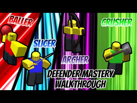 DEFENDER MASTERY Badge Complete Walkthrough | Roblox Ability Wars