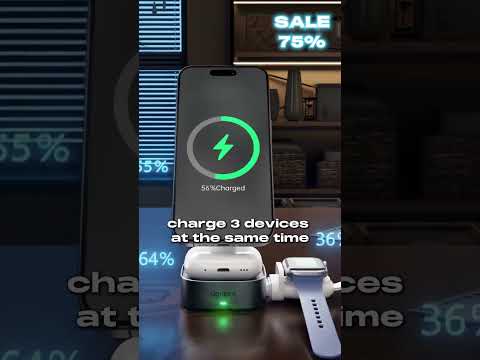 Zap! Your phone's new BFF! ⚡ Prices slashed — 75% off#WirelessCharging #TechGadgets #MagneticCharger