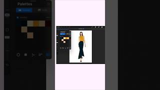 #shorts #viralshorts #procreate #procreateart #digitalfashion #designhack