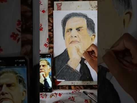 Ratan Tata #drawing #ratantata #respect #india #omshanti