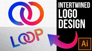 Intertwined Logo in Adobe illustrator
