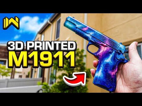 Making a M1911 from Call of Duty in *REAL LIFE* (Black Sky Camo)