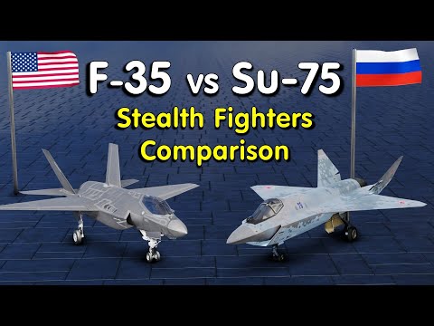 Russian Su-75 vs American F-35 Stealth Fighter Jets Comparison