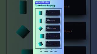 css transform property #css #transform #csseffect #animation #htmltutorial
