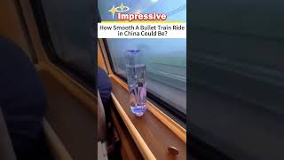 How smooth a bullet train ride in China could be?