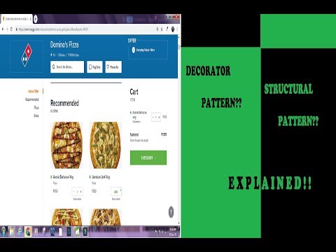 What is decorator pattern?? | Structural design pattern | Decorator design pattern
