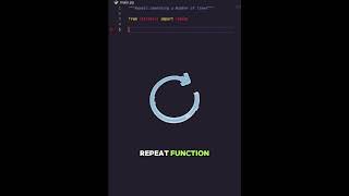 Boost Productivity: Repeat() Function from itertools Unleashed in Python! #pythontutorial #shorts