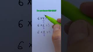 A clever multiplication trick with a twist! #easylearning #maths #learnmath #mathtrick #mathshortcut