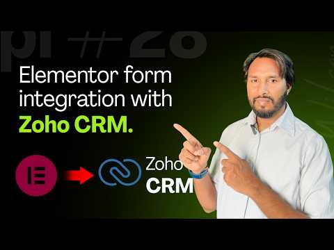 Connect Elementor Forms to Zoho via Webhook | WordPress + Zoho CRM Integration Tutorial