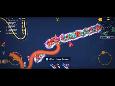 Worms Zone 🪱 Gameming #howtoplay #amazing