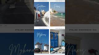 Cyclades Islands, the quintessential Greek Islands 🇬🇷💙 #travel #discovergreece #travelshorts