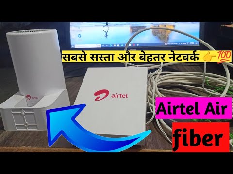 Airtel AirFiber Connection Kaise Lagwaye | Full Installation Process at Home IN Hindi 👉💯