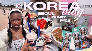 KOREA VLOG 🎀 pt.3 – first time in seoul | street food, hybe, lotte world & more