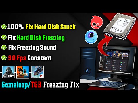 How to Fix Gameloop/TGB Sound Stuck And Freezing issue Problem For Hard disk Users Only