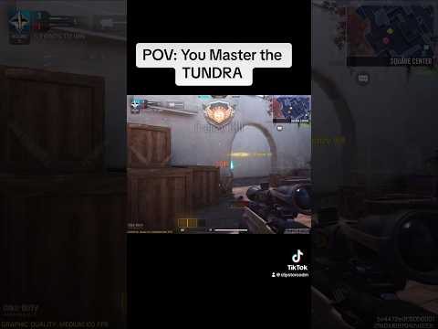 POV:YOU MASTER THE TUNDRA #codm #callofdutymobile #cod #wzm #iferg #ferg #sniper #gamer #1v1 #ace