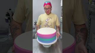 Redeeming my unicorn cake reputation #bakerylife #cakedecorating #birthdaycake