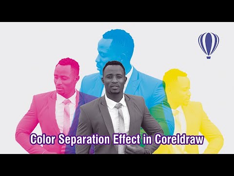 Color Separation Effect in Coreldraw | Corel X7 | Coreldraw Tutorial | GRAPHICSLANCE