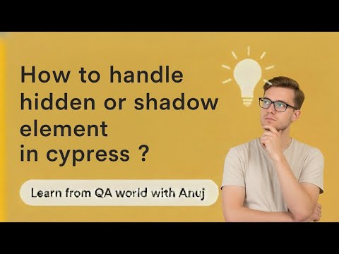 Hidden or Shadow Element in Cypress