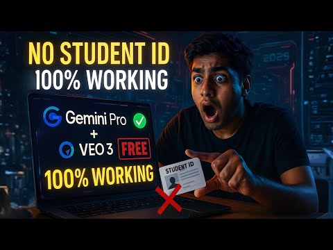 You Don’t Need a Student ID to Get Gemini Pro with VEO 3 FREE & 100% Working  – (Step-by-Step guide)